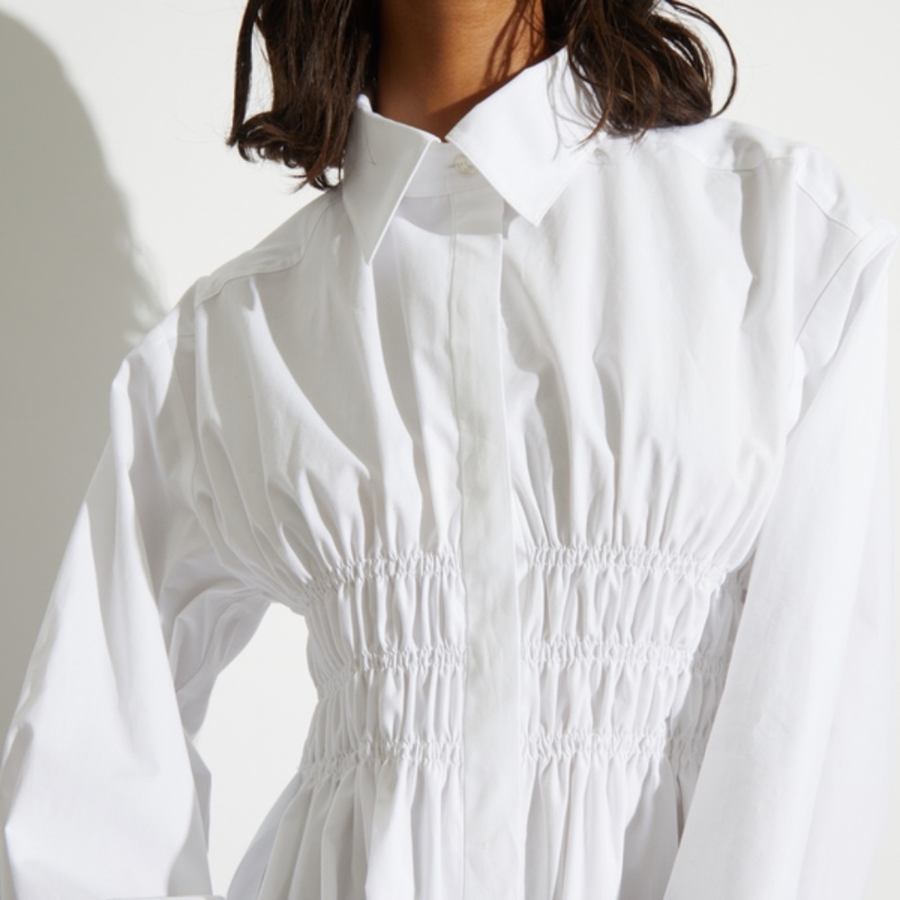 Saint Art Yvonne ruched tie blouse XS - Picture 8 of 16